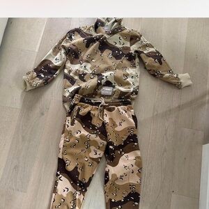 Mitchell & Ness Camouflage hoodie and sweat set